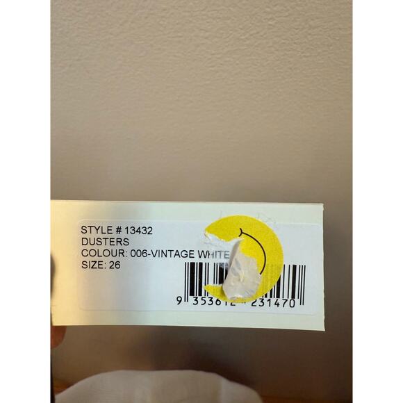 Rolla’s Size 26 Dusters High Rise Slim Straight‎ Jean in Vintage White New - Picture 6 of 8